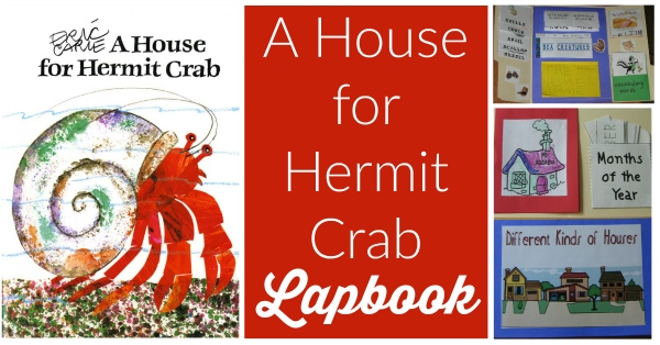A House for Hermit Crab Lapbook & Unit Study (Kindergarten) from Walking by the Way
