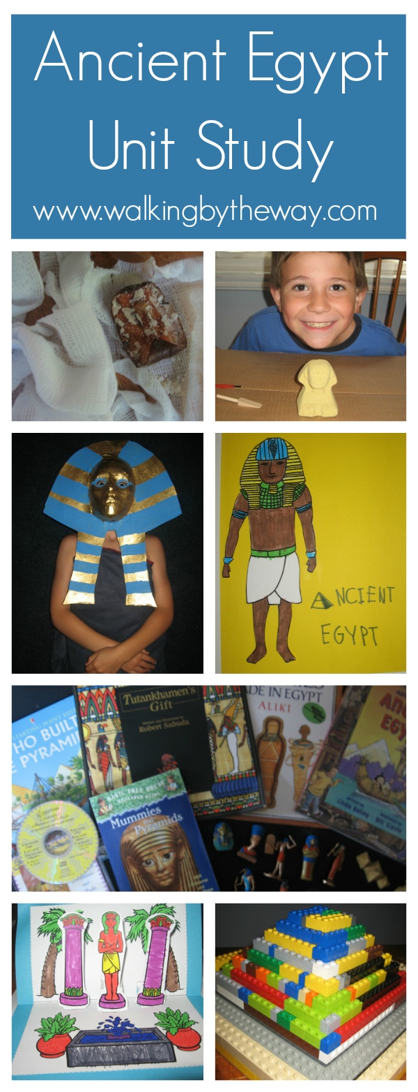 Ancient Egypt Unit Study from Walking by the Way (see some interest-led learning in action!)