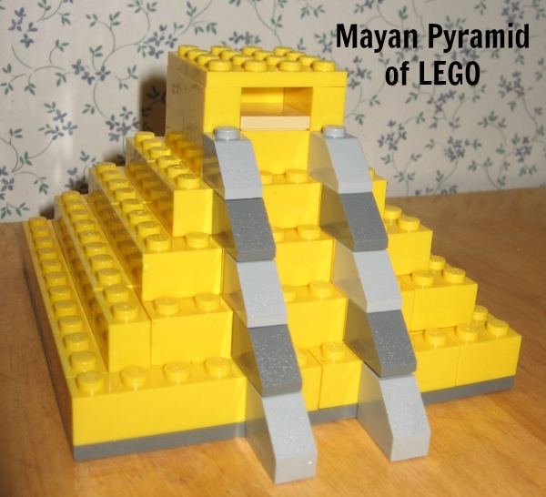 Mayan Pyramid of LEGO Geography Fair Project