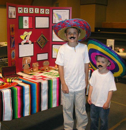 Mexico Geography Fair Display