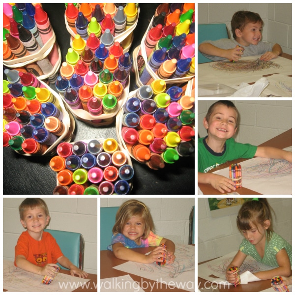 Crayon Bundles Process Art for Preschool Homeschool Art Class