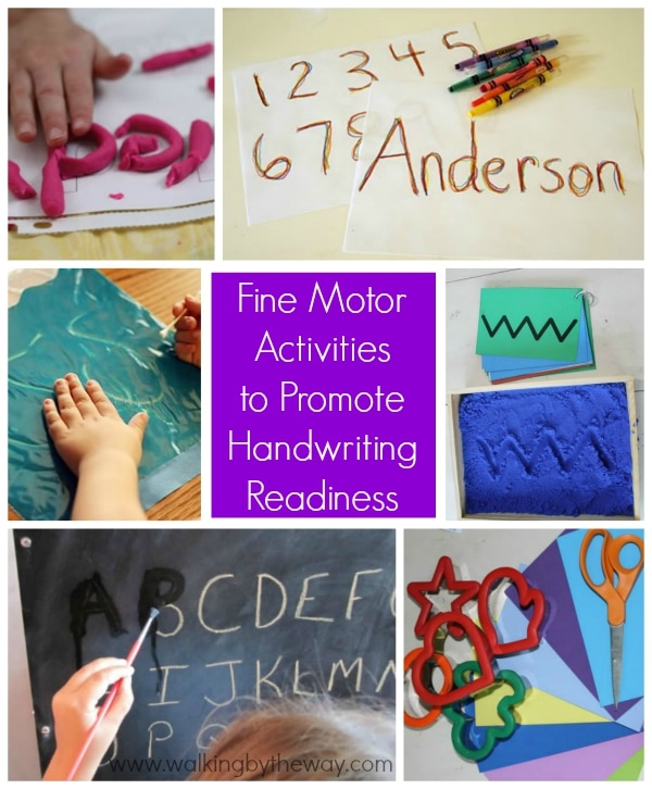 Fine Motor Activities to Promote Handwriting Readiness from Walking by the Way