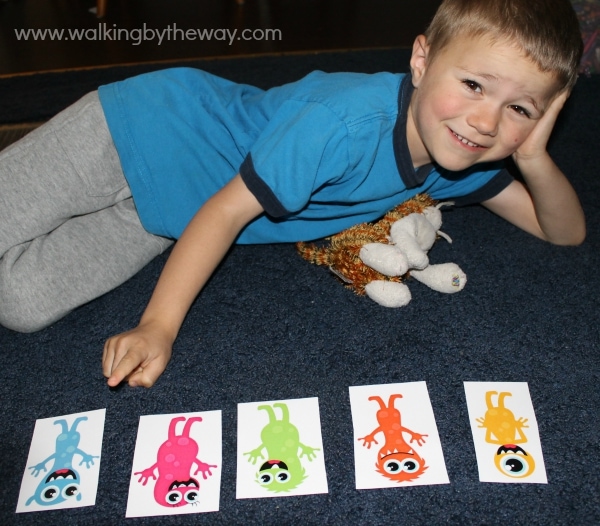Monster Mash Kindergarten Kit -- Ordinal Numbers Game
