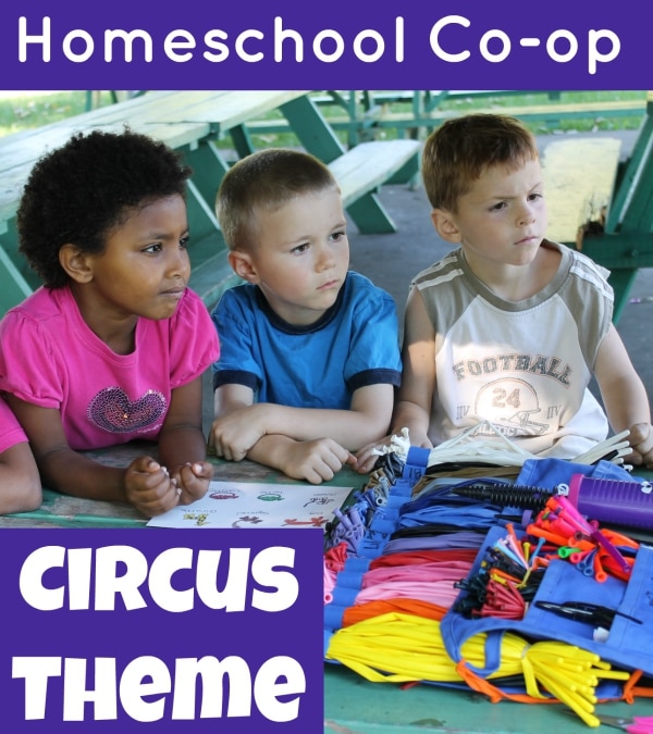 Homeschool Co-op Circus Theme for Mirette on the High Wire