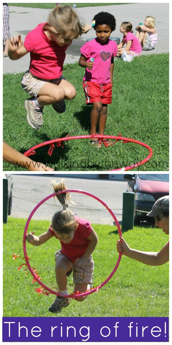 Circus Theme Learning and Fun Activities: Jump Through the Flaming Ring of Fire!