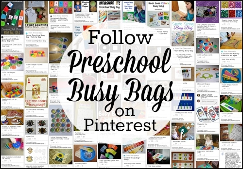 Preschool Busy Bag Activity Board on Pinterest copy