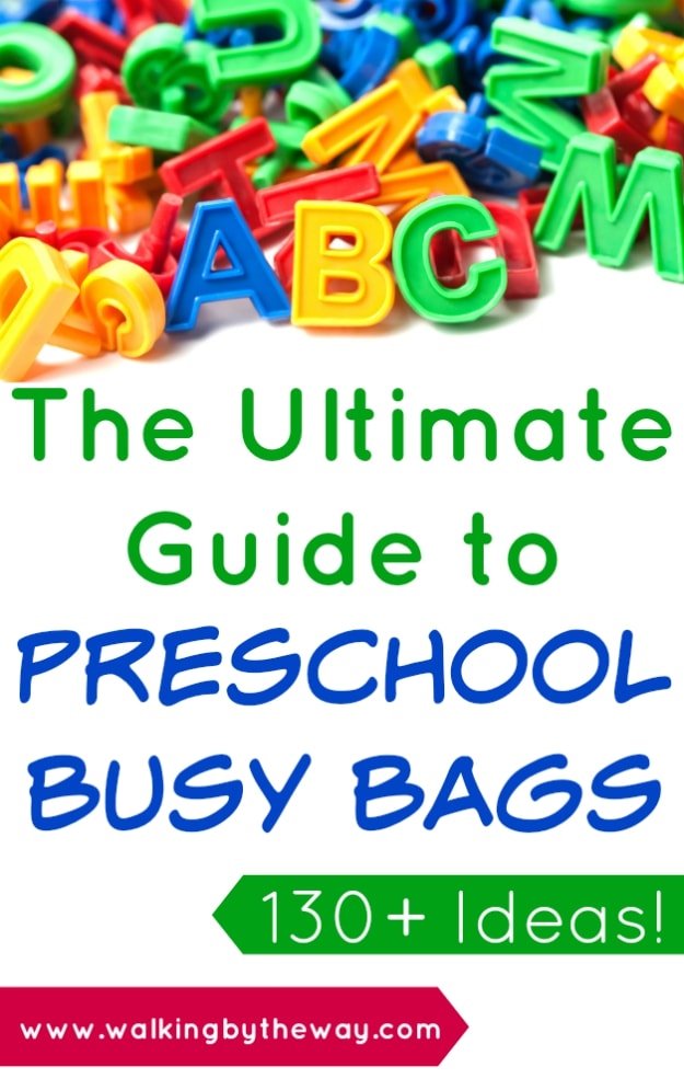 The Ultimate Guide to Preschool Busy Bags and Activities from Walking by the Way