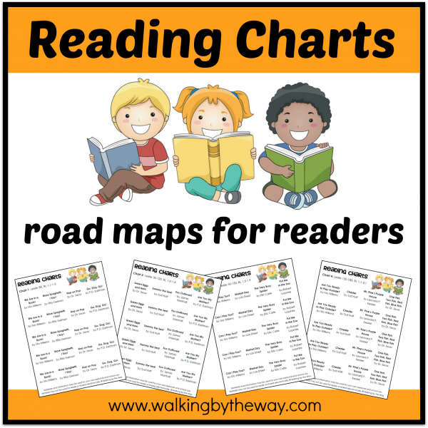 Reading Charts: Road Maps for Beginning Readers (who need to build reading fluency) from Walking by the Way