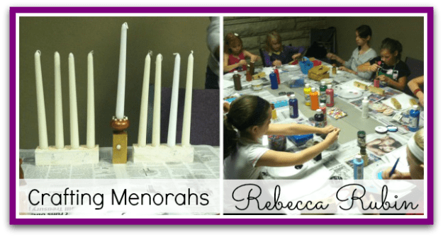 American Girl Class: Rebecca (crafting menorahs)