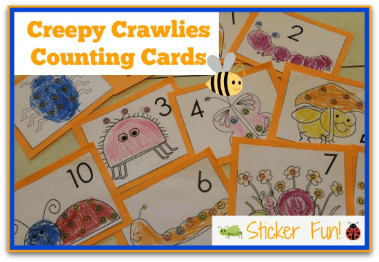 Creepy Crawly Counting Cards