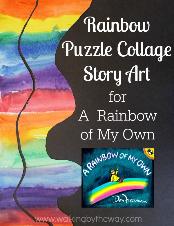 Rainbow Puzzle Collage Story Art 