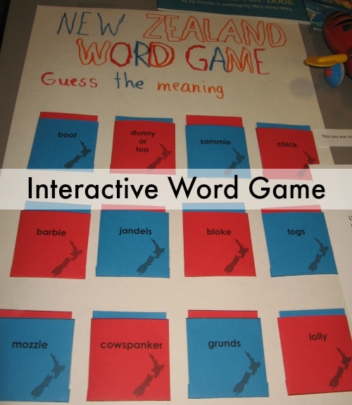 Interactive Word Game for a Geography Fair Project
