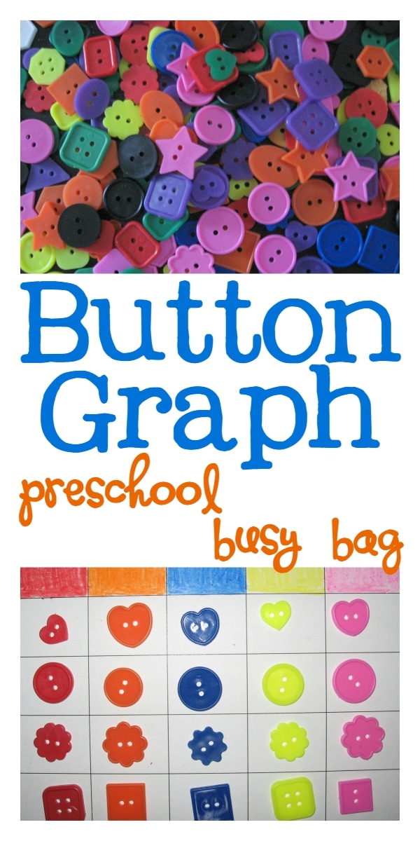 Preschool Busy Bag Button Graph Activity from Walking by the Way