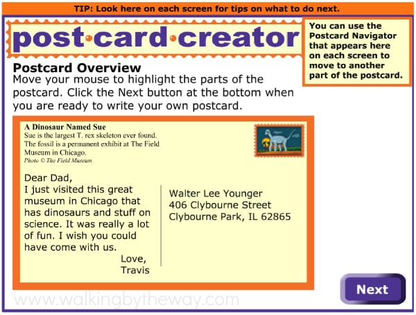 Inspire Your Student to Write with ReadWriteThink's Post Card Creator