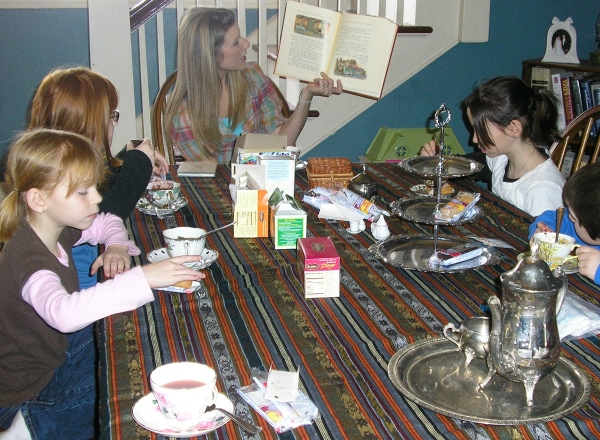 Tea Time with Beatrix Potter Homeschool Co-op Class from Walking by the Way