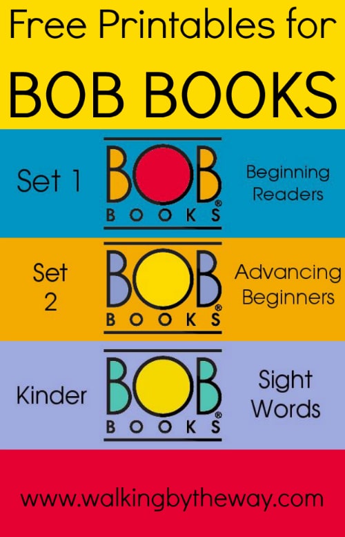 Free Printables for BOB Books from Walking by the Way