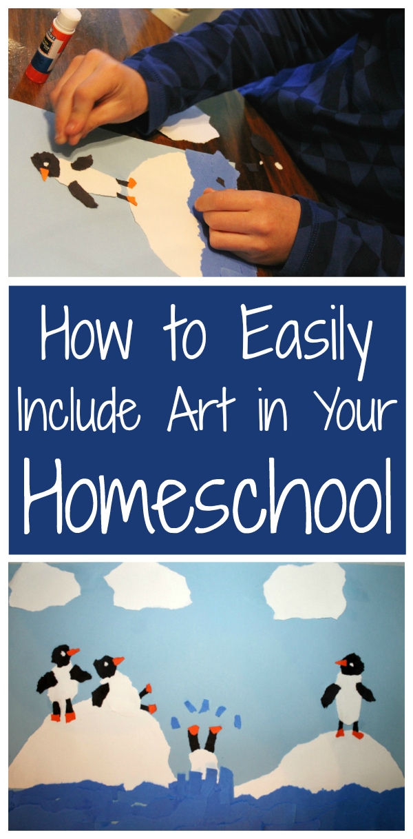 How to Easily Include Art in Your Homeschool from Walking by the Way