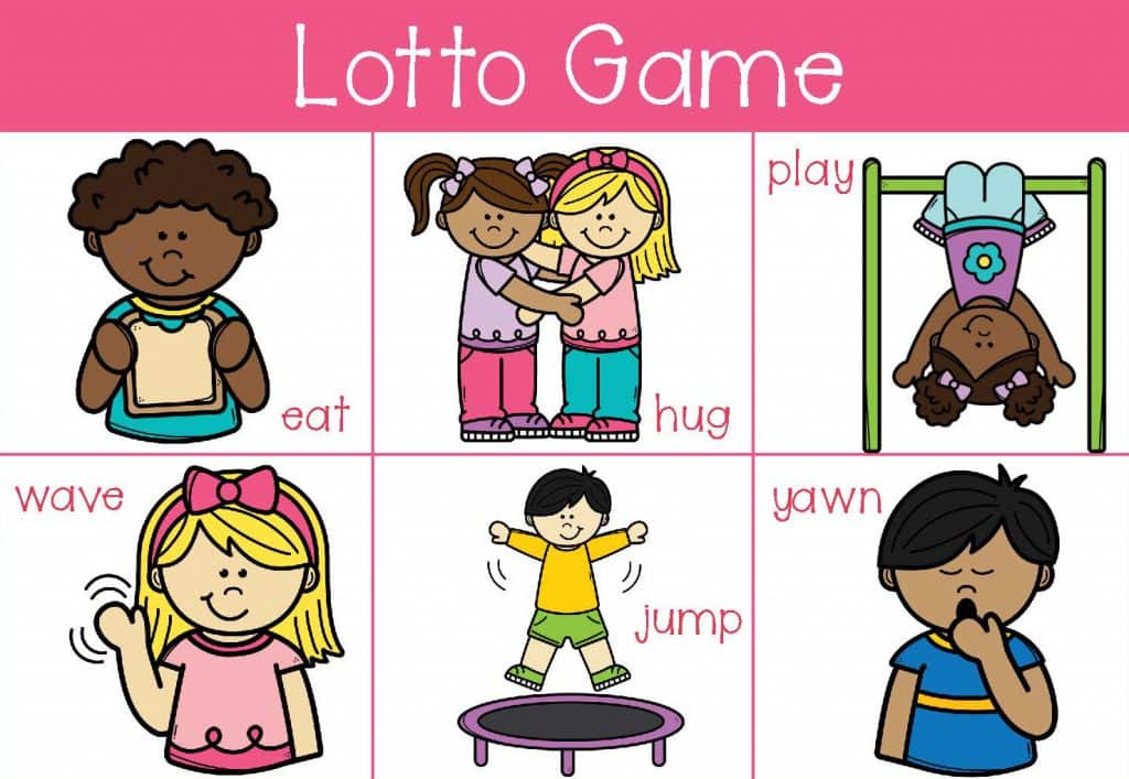 Preschool Busy Bag Lotto Game