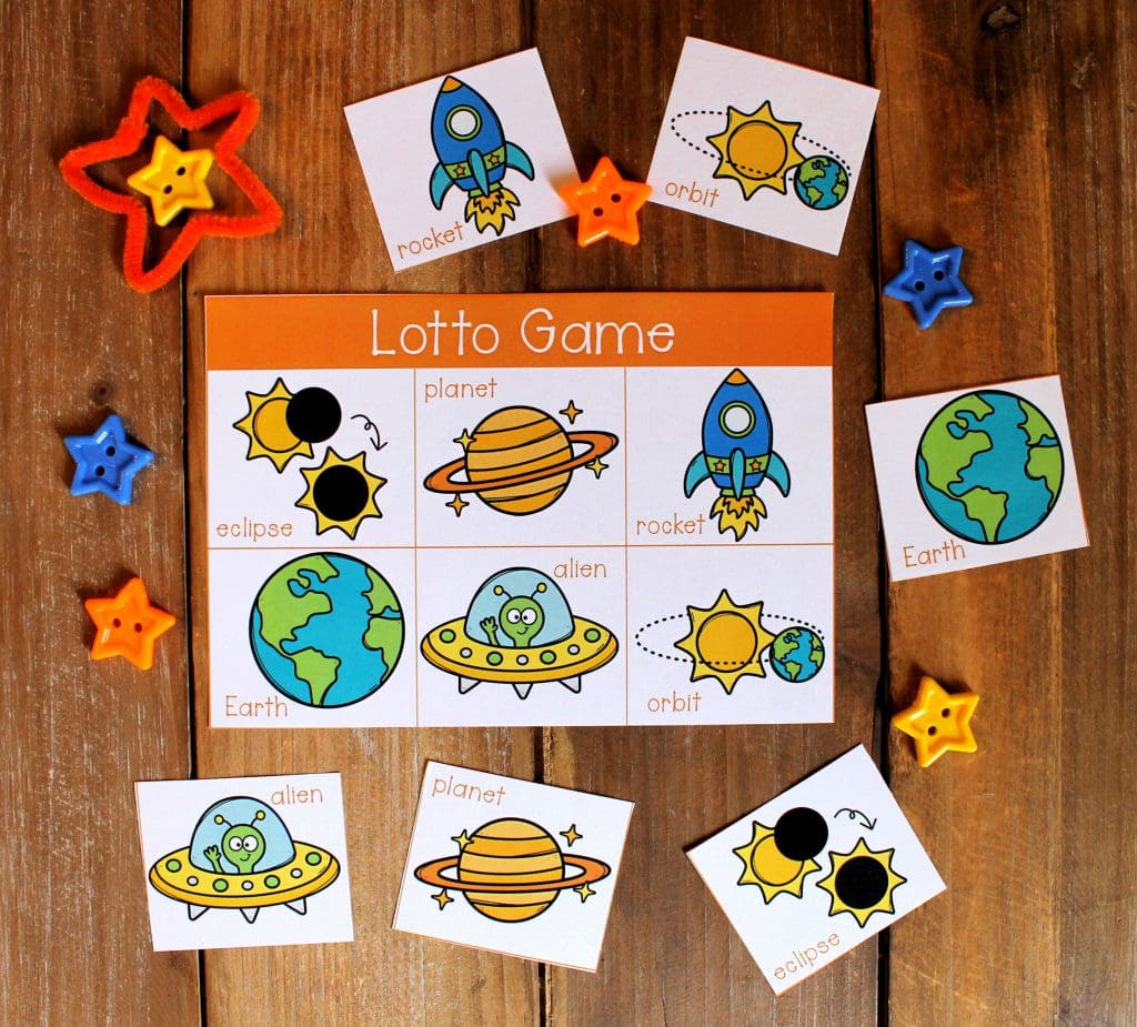 Preschool Busy Bag Lotto Game