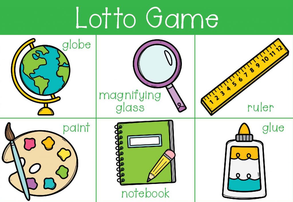 Preschool Busy Bag Lotto Game