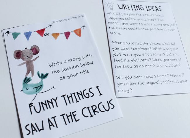 Circus Writing Prompts - Walking by the Way Circus Writing Prompts - Walking by the Way