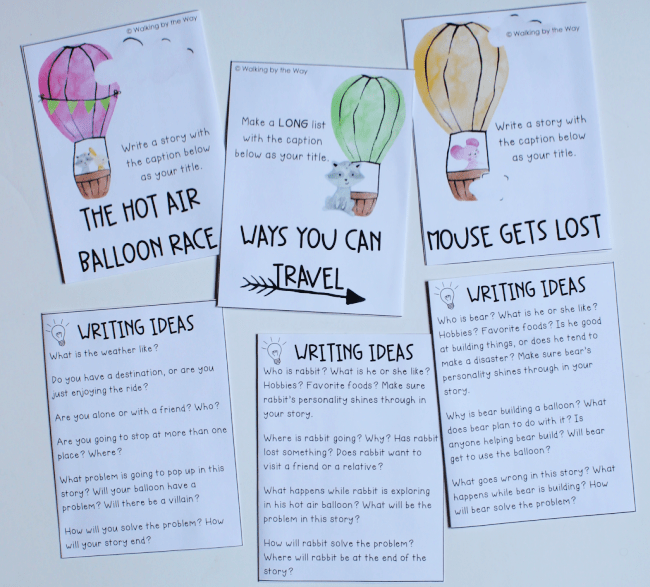 creative writing prompts cards