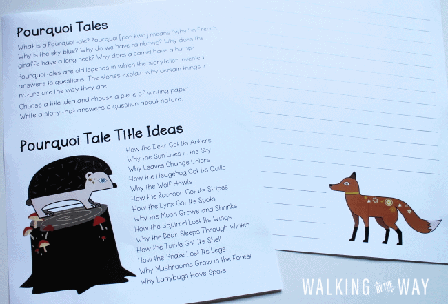 How to Write a Pourquoi Tale - Walking by the Way