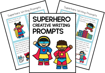superhero creative writing topics