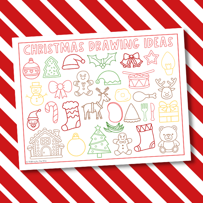How to draw CHRISTMAS - How to draw step by step drawing tutorials