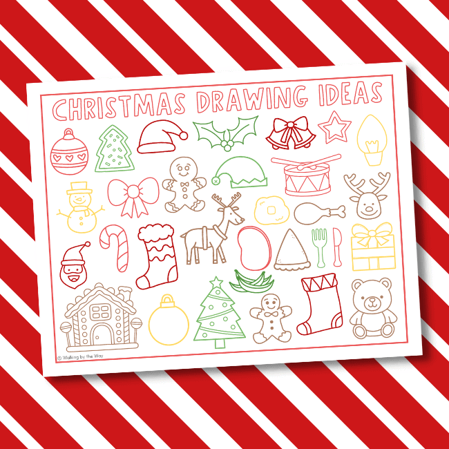 Easy How to Draw Santa Claus Tutorial Video and Coloring Page