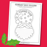 Free Printable Christmas Thank You Notes for Kids - Walking by the Way